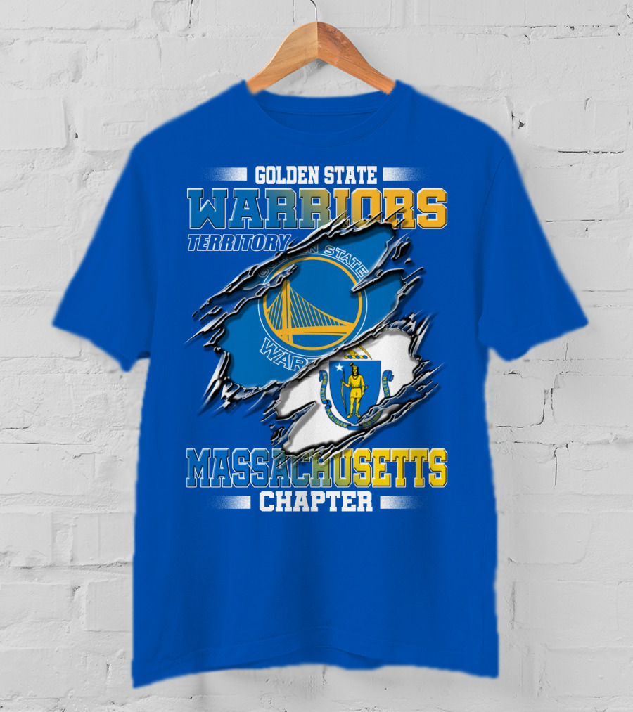 Golden State Warriors Territory Massachusetts Chapter T-Shirt