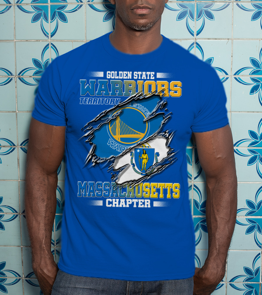 Golden State Warriors Territory Massachusetts Chapter T-Shirt