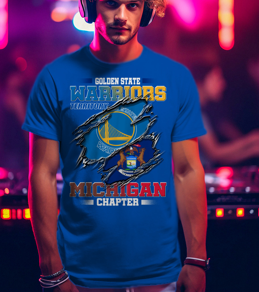 Golden State Warriors Territory Michigan Chapter T-Shirt