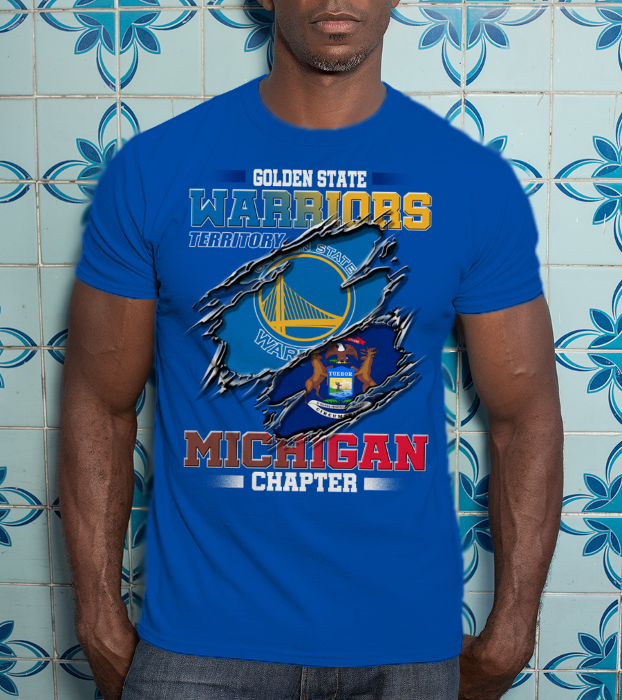 Golden State Warriors Territory Michigan Chapter T-Shirt