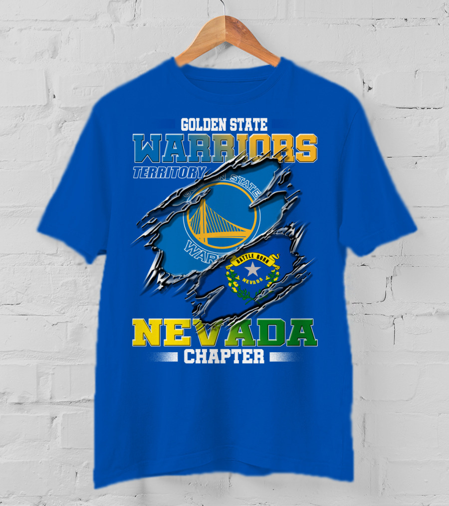 Golden State Warriors Territory Nevada Chapter Battle Born T-Shirt