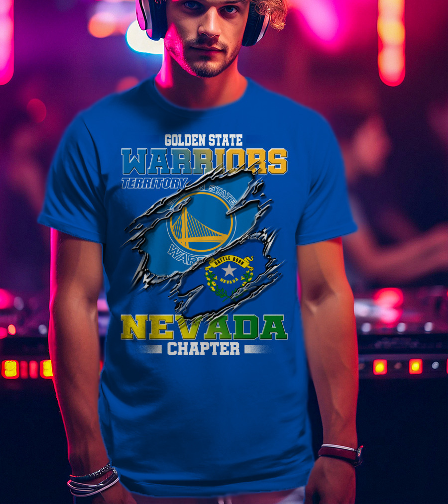 Golden State Warriors Territory Nevada Chapter Battle Born T-Shirt