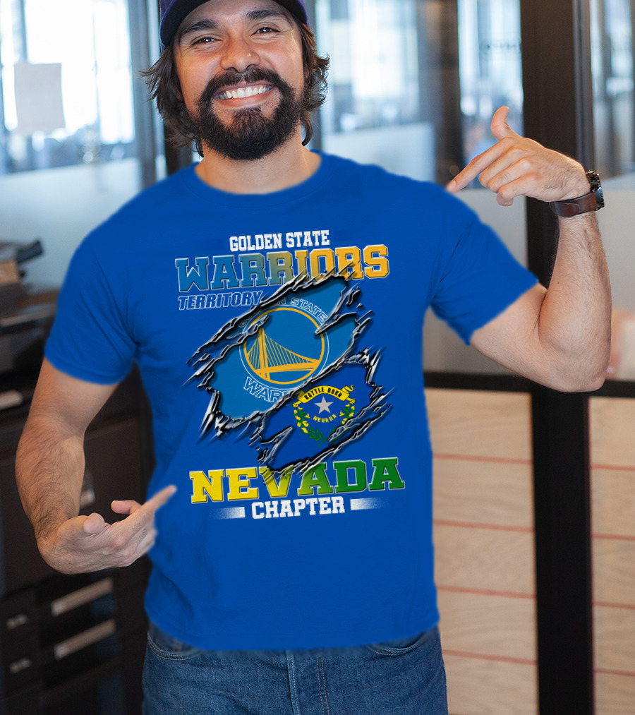 Golden State Warriors Territory Nevada Chapter Battle Born T-Shirt