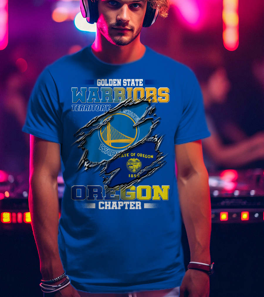 Golden State Warriors Territory State Of Oregon Chapter 1859 T-Shirt