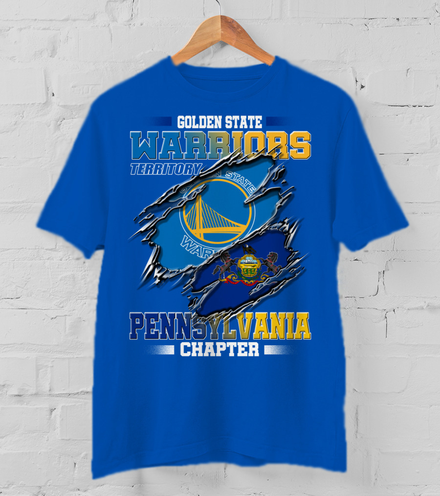 Golden State Warriors Territory Pennsylvania Chapter T-Shirt