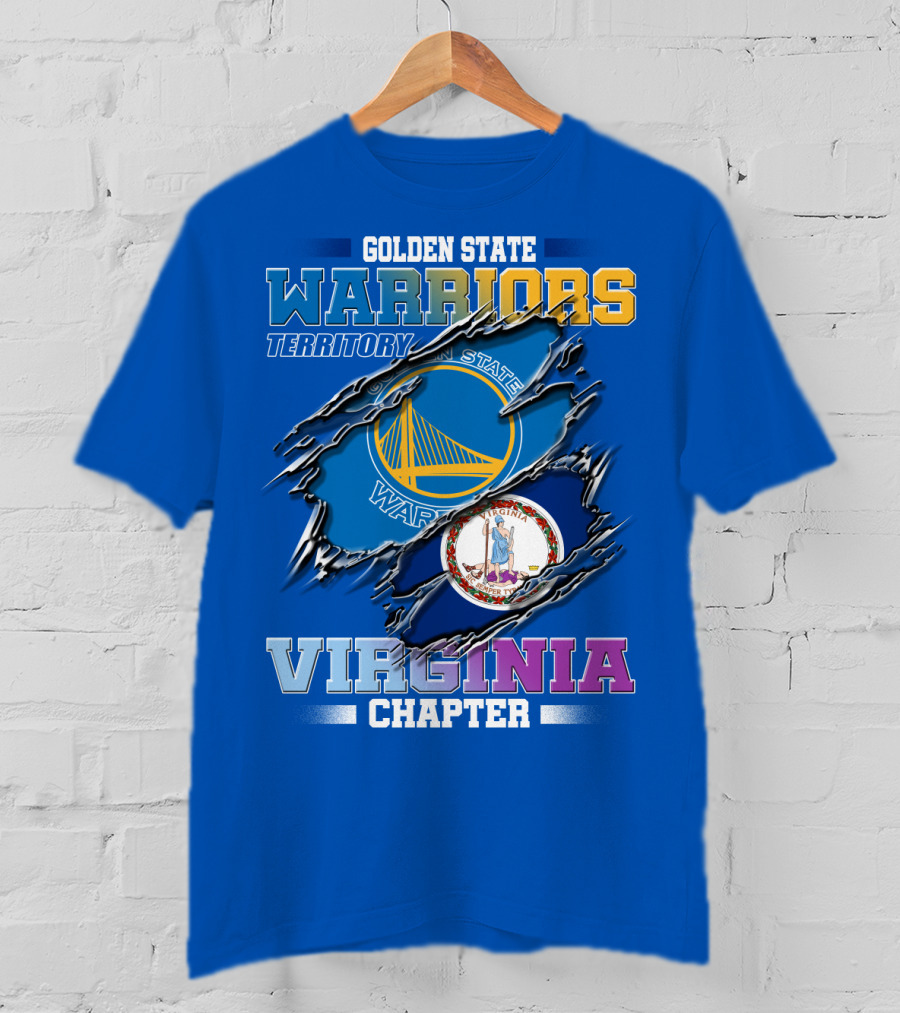 Golden State Warriors Territory Virginia Chapter T-Shirt