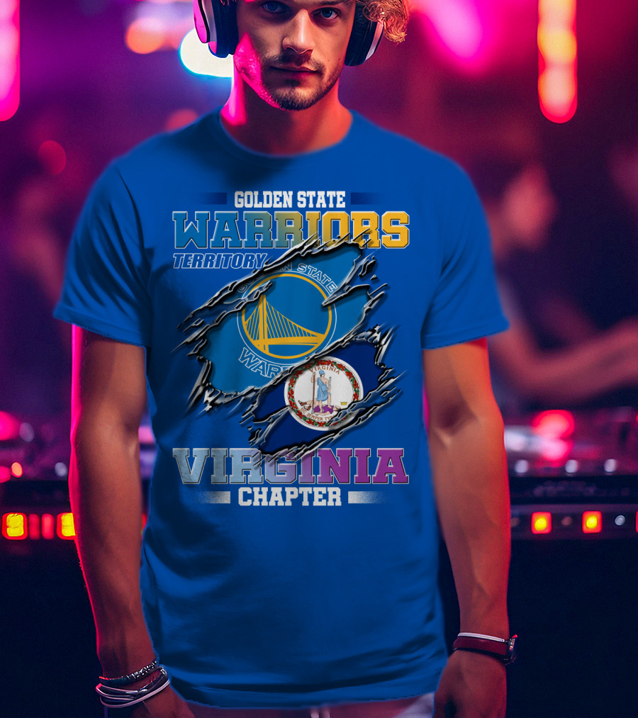 Golden State Warriors Territory Virginia Chapter T-Shirt
