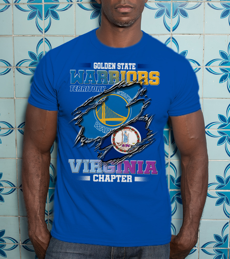 Golden State Warriors Territory Virginia Chapter T-Shirt