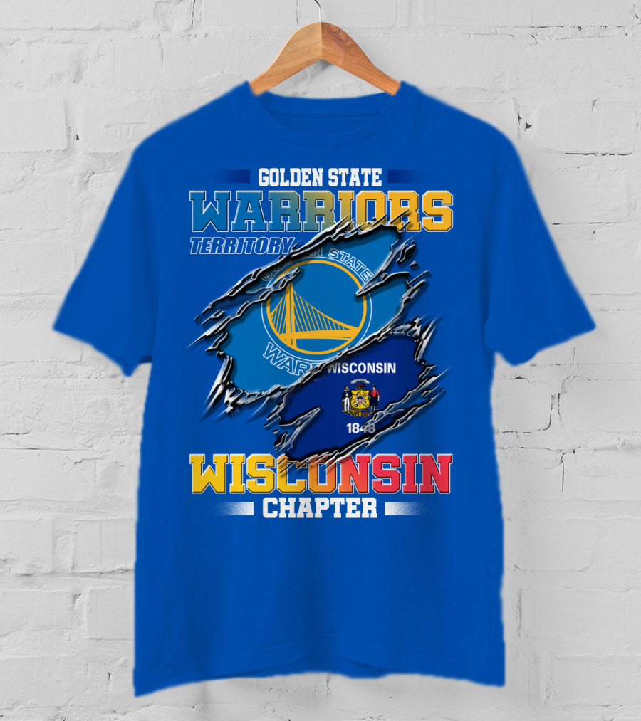 Golden State Warriors Territory Wisconsin Chapter T-Shirt