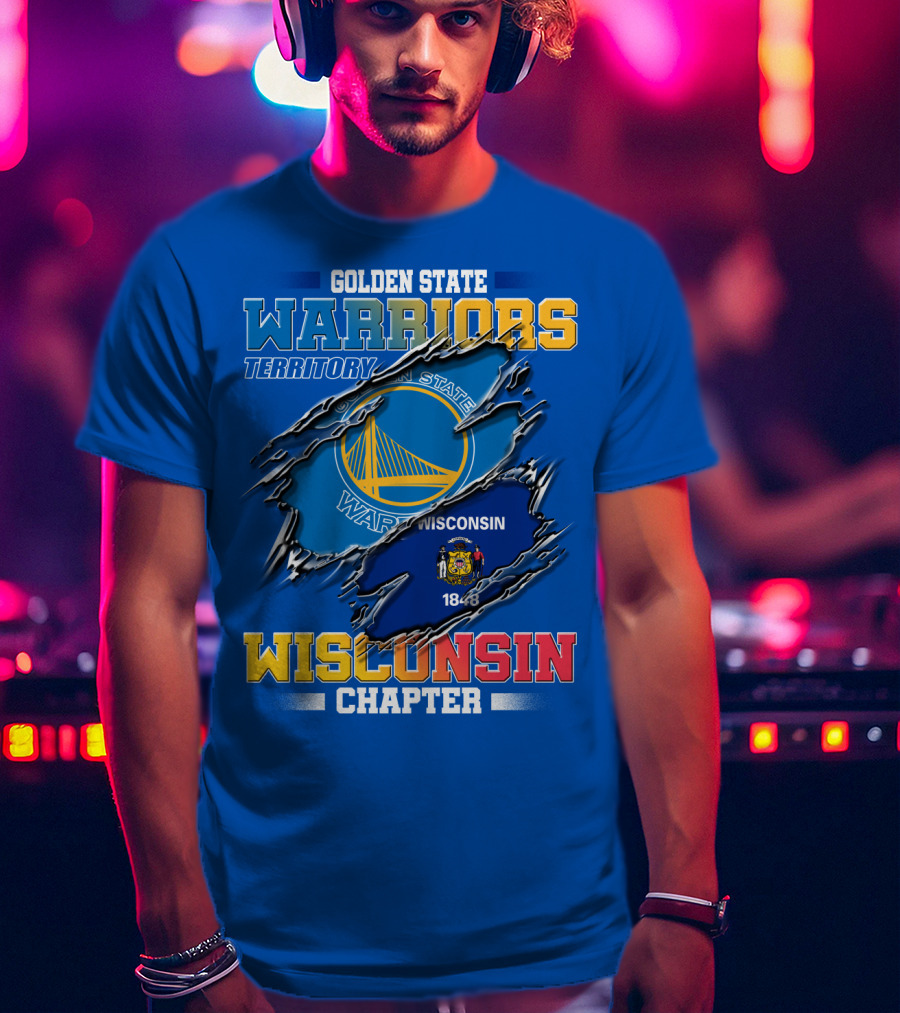 Golden State Warriors Territory Wisconsin Chapter T-Shirt