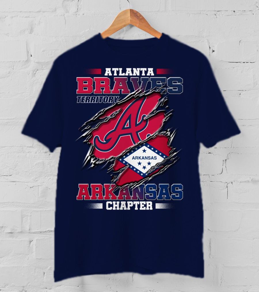 Atlanta Braves Territory Arkansas Chapter T-Shirt