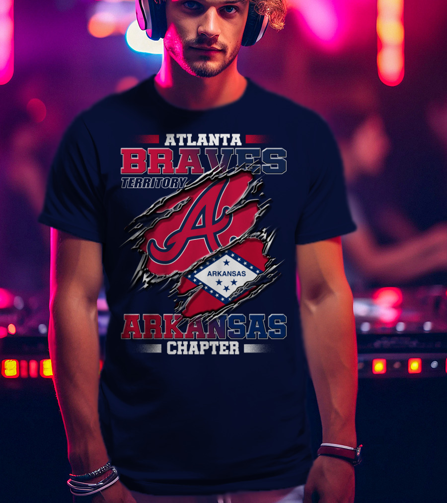 Atlanta Braves Territory Arkansas Chapter T-Shirt