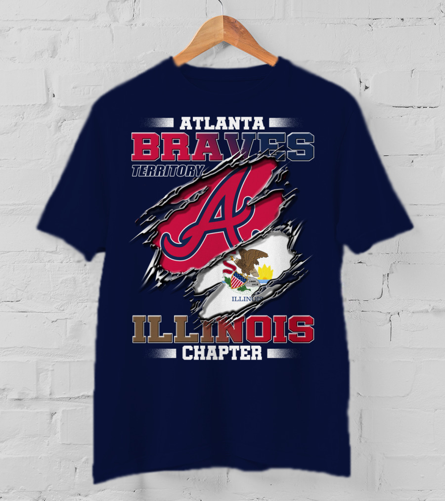 Atlanta Braves Territory Illinois Chapter T-Shirt