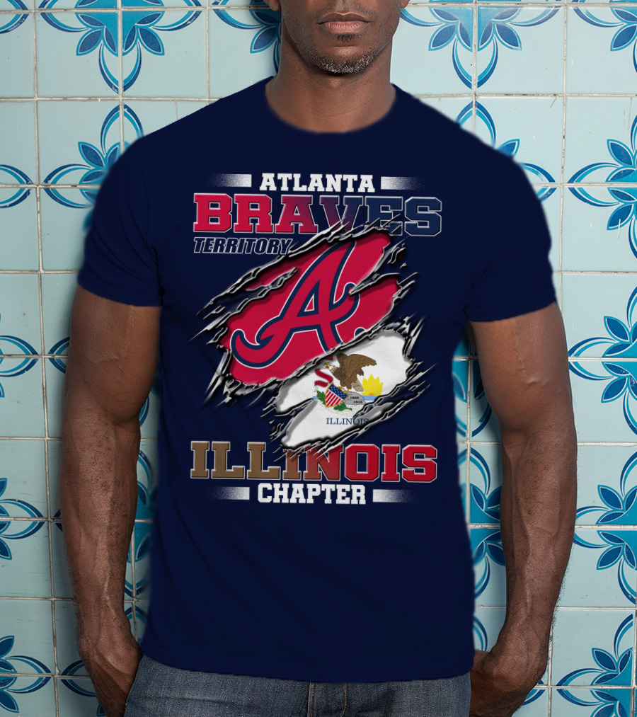 Atlanta Braves Territory Illinois Chapter T-Shirt