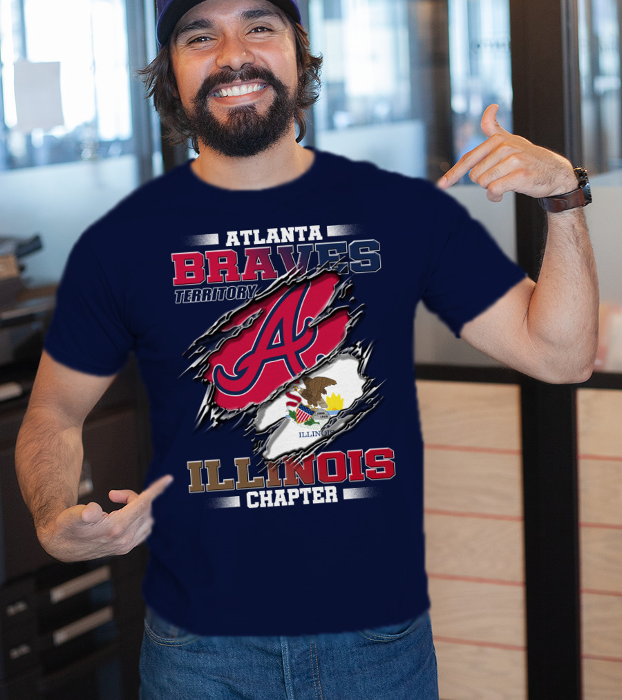 Atlanta Braves Territory Illinois Chapter T-Shirt