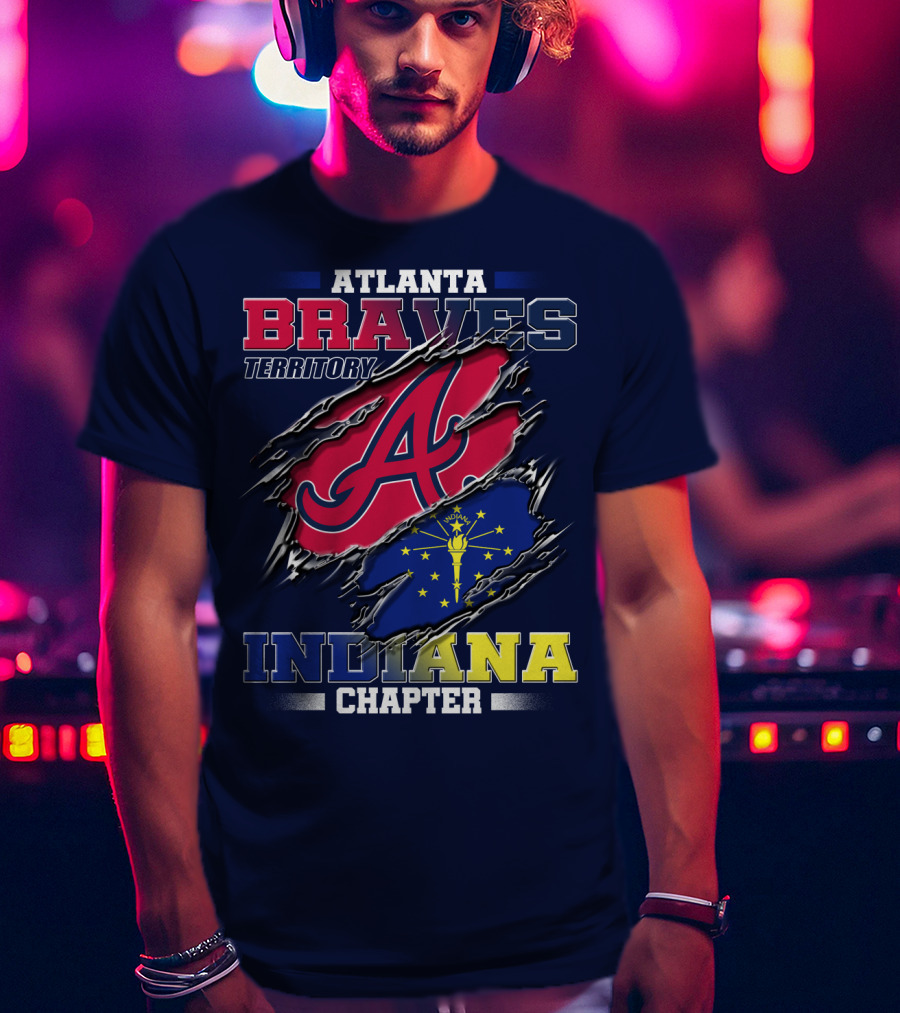 Atlanta Braves Territory Indiana Chapter T-Shirt