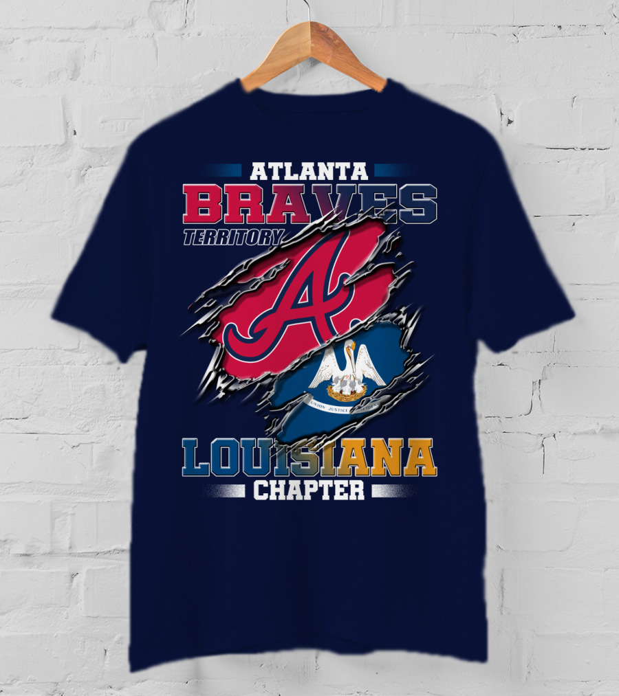 Atlanta Braves Territory Louisiana Chapter T-Shirt