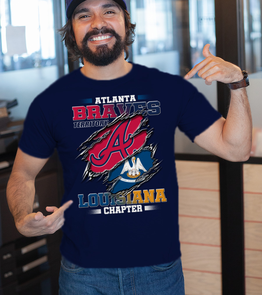 Atlanta Braves Territory Louisiana Chapter T-Shirt