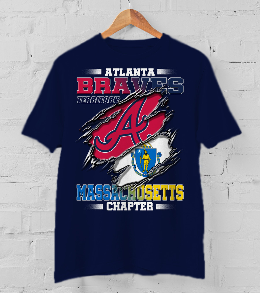 Atlanta Braves Territory Massachusetts Chapter T-Shirt