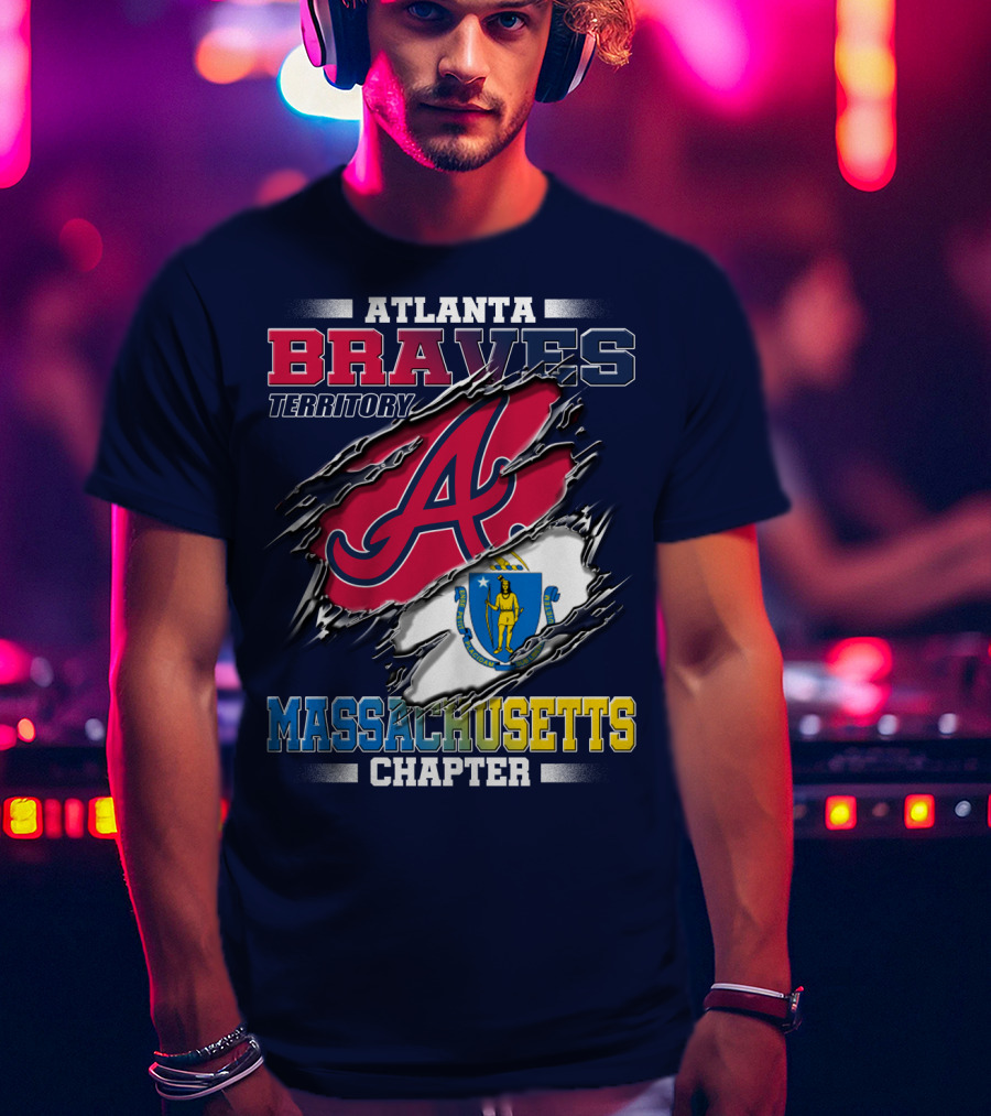 Atlanta Braves Territory Massachusetts Chapter T-Shirt
