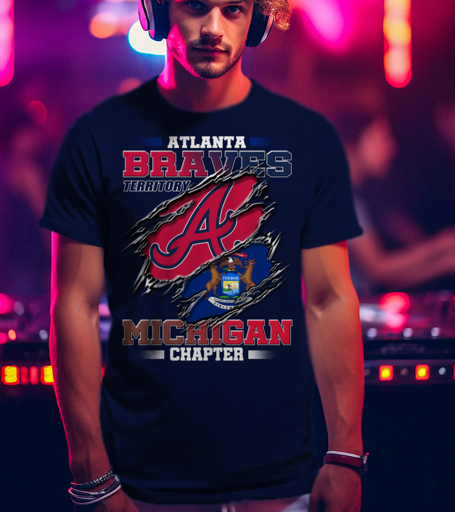 Atlanta Braves Territory Michigan Chapter T-Shirt