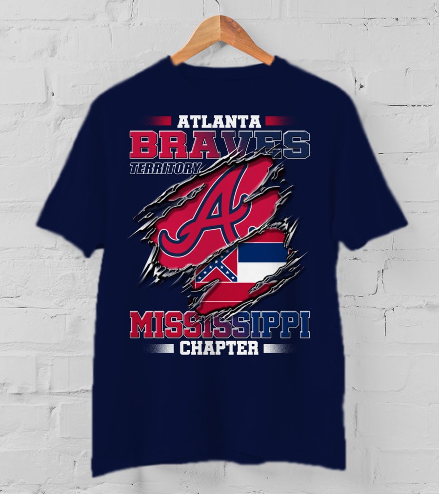Atlanta Braves Territory Mississippi Chapter T-Shirt