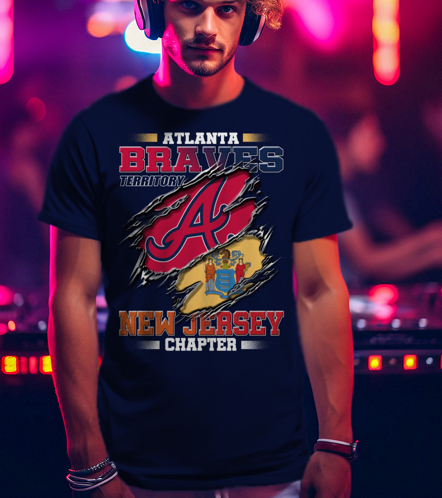 Atlanta Braves Territory New Jersey Chapter T-Shirt