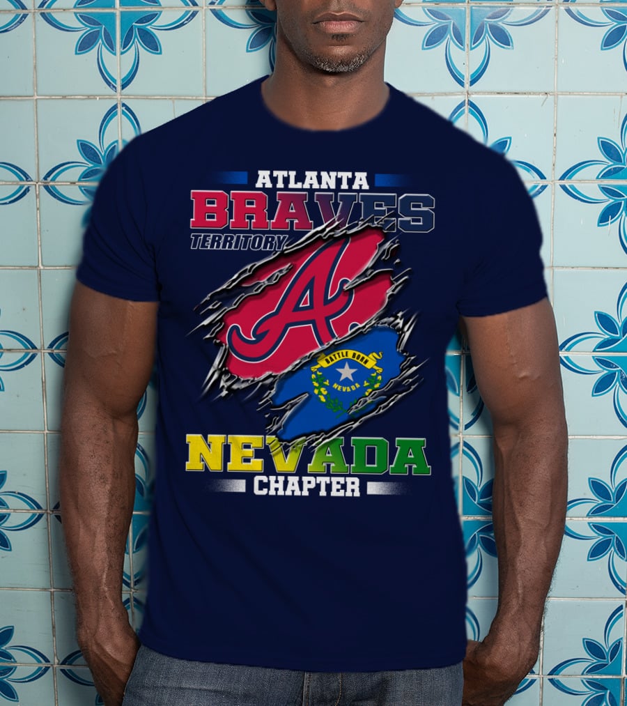 Atlanta Braves Territory Nevada Chapter Battle Born T-Shirt
