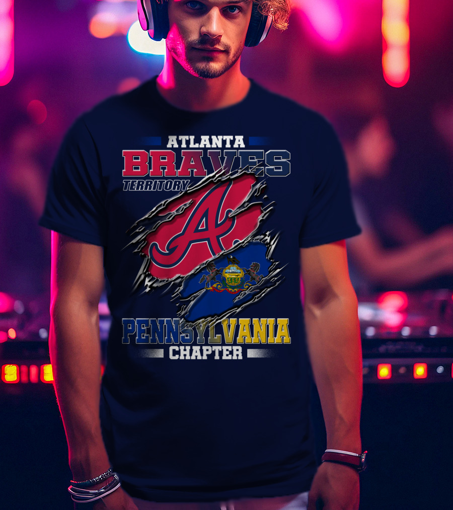 Atlanta Braves Territory Pennsylvania Chapter T-Shirt