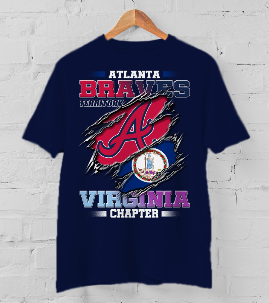 Atlanta Braves Territory Virginia Chapter T-Shirt