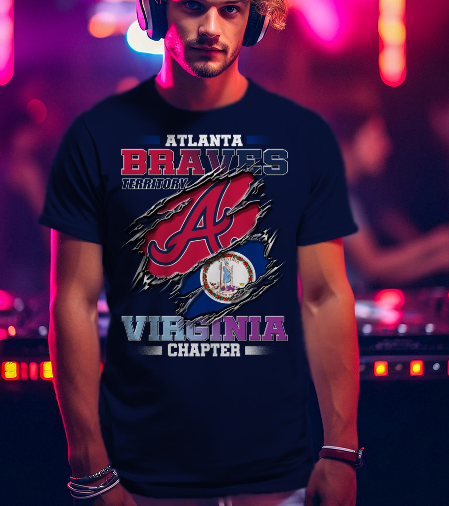 Atlanta Braves Territory Virginia Chapter T-Shirt