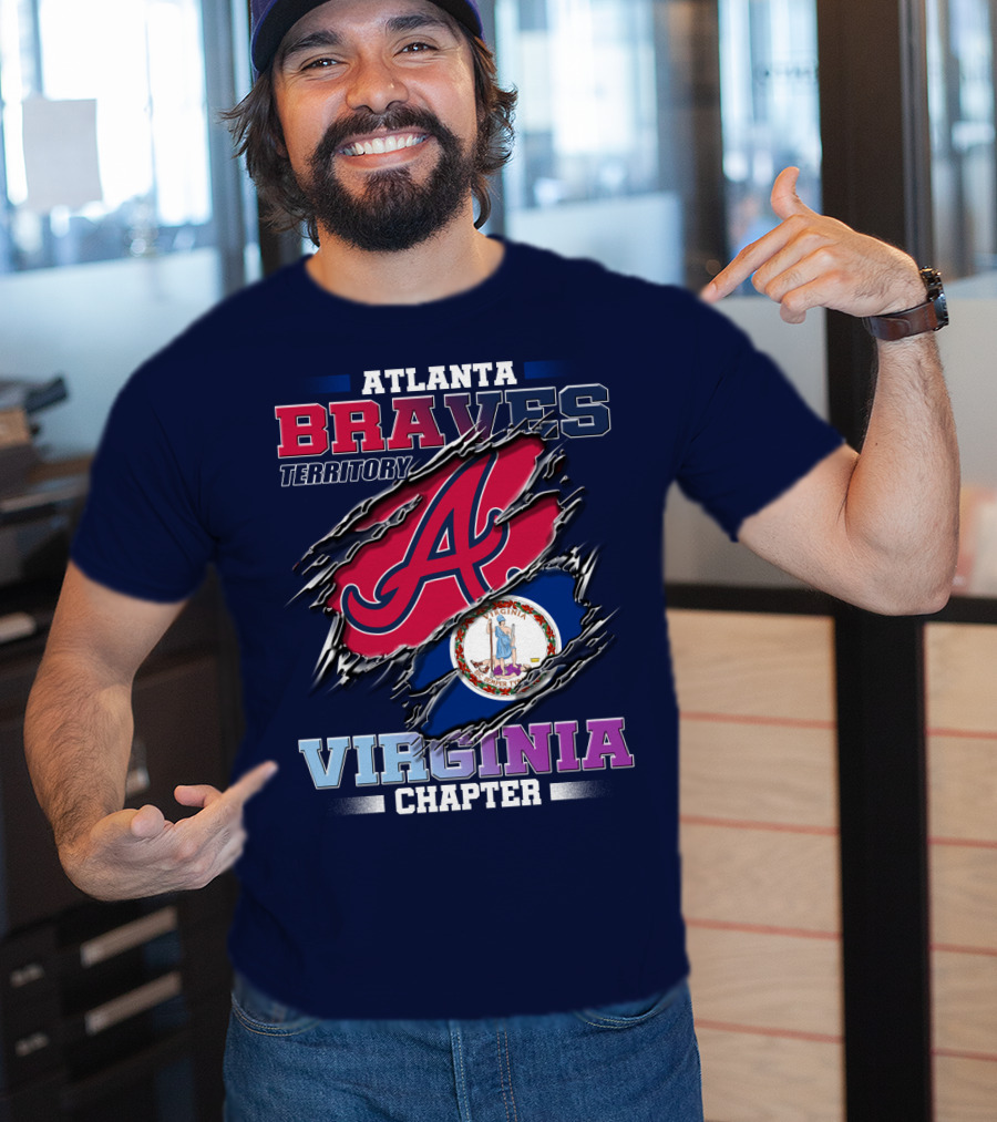 Atlanta Braves Territory Virginia Chapter T-Shirt