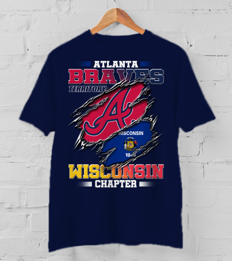 Atlanta Braves Territory Wisconsin Chapter 1848 T-Shirt