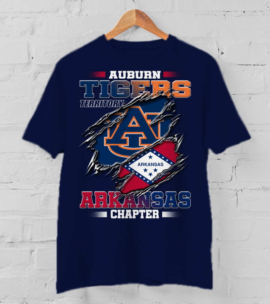 Auburn Tigers Territory Arkansas Chapter T-Shirt