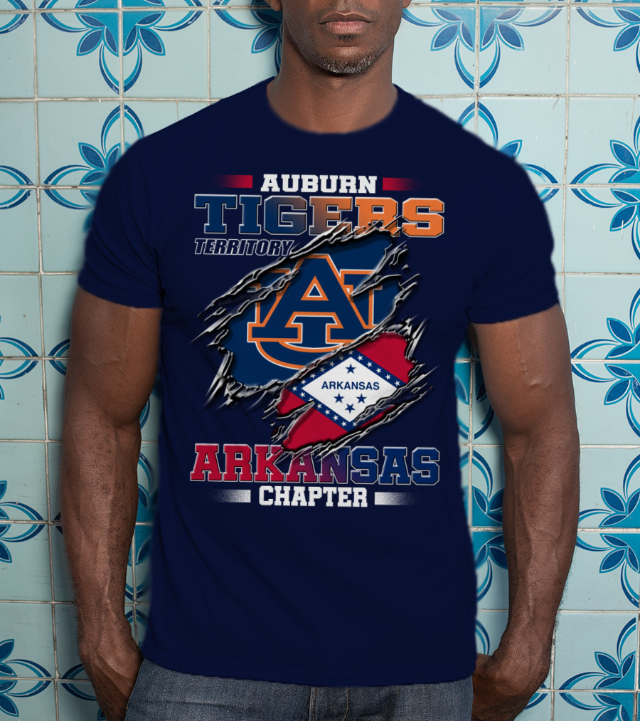 Auburn Tigers Territory Arkansas Chapter T-Shirt