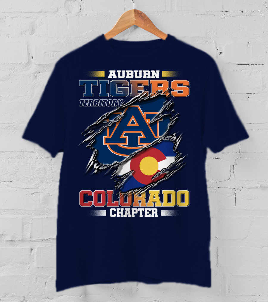 Auburn Tigers Territory Colorado Chapter T-Shirt