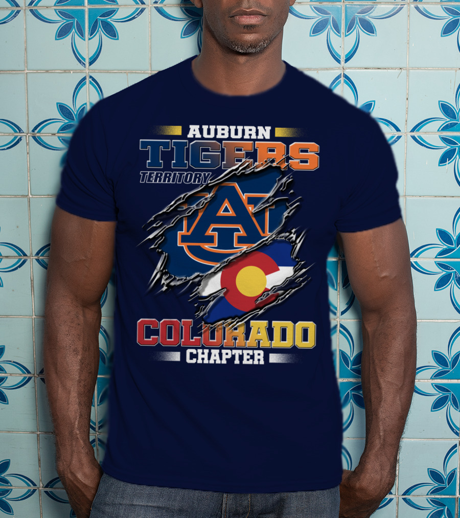 Auburn Tigers Territory Colorado Chapter T-Shirt