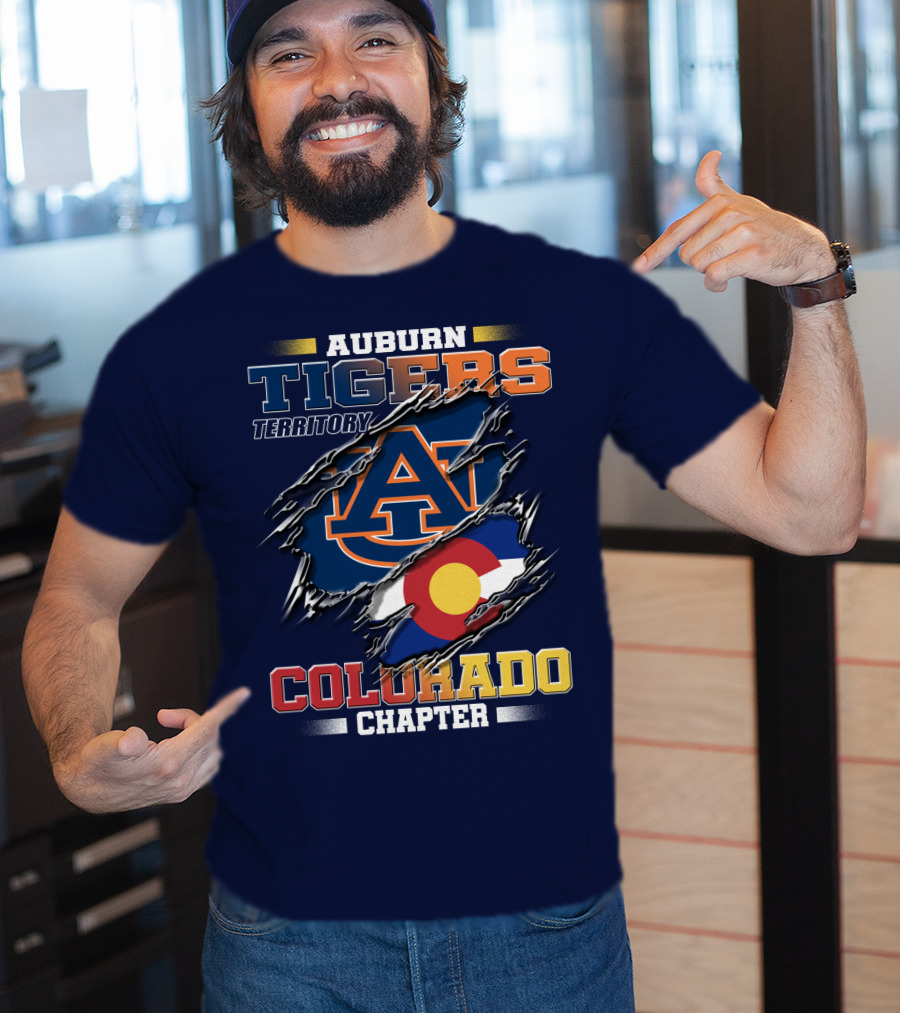Auburn Tigers Territory Colorado Chapter T-Shirt