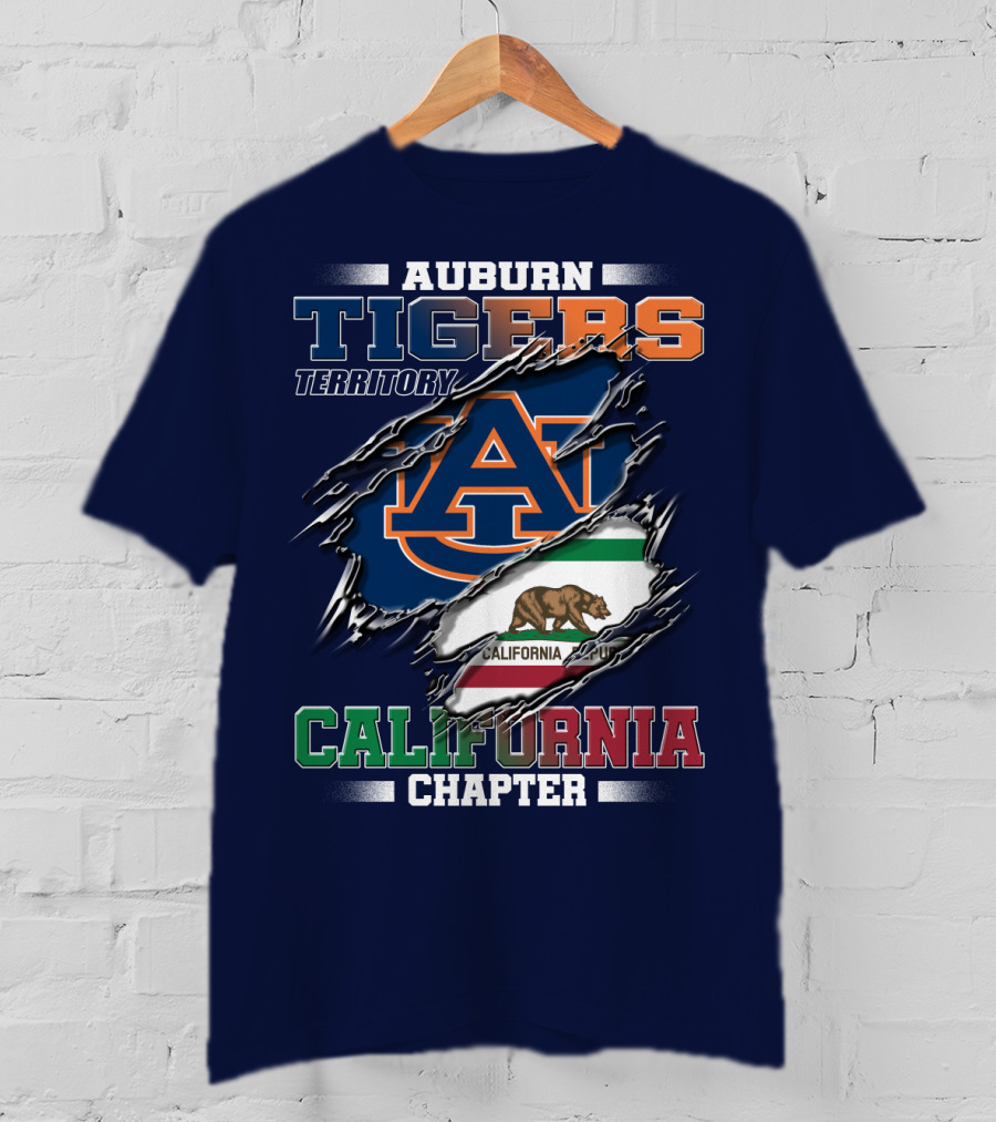 Auburn Tigers Territory California Chapter T-Shirt