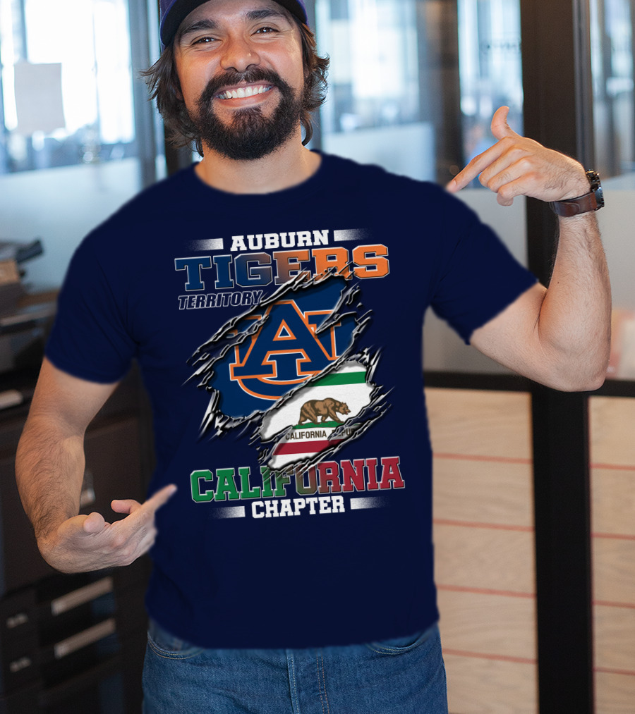 Auburn Tigers Territory California Chapter T-Shirt