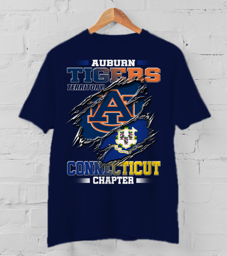 Auburn Tigers Territory Connecticut Chapter T-Shirt