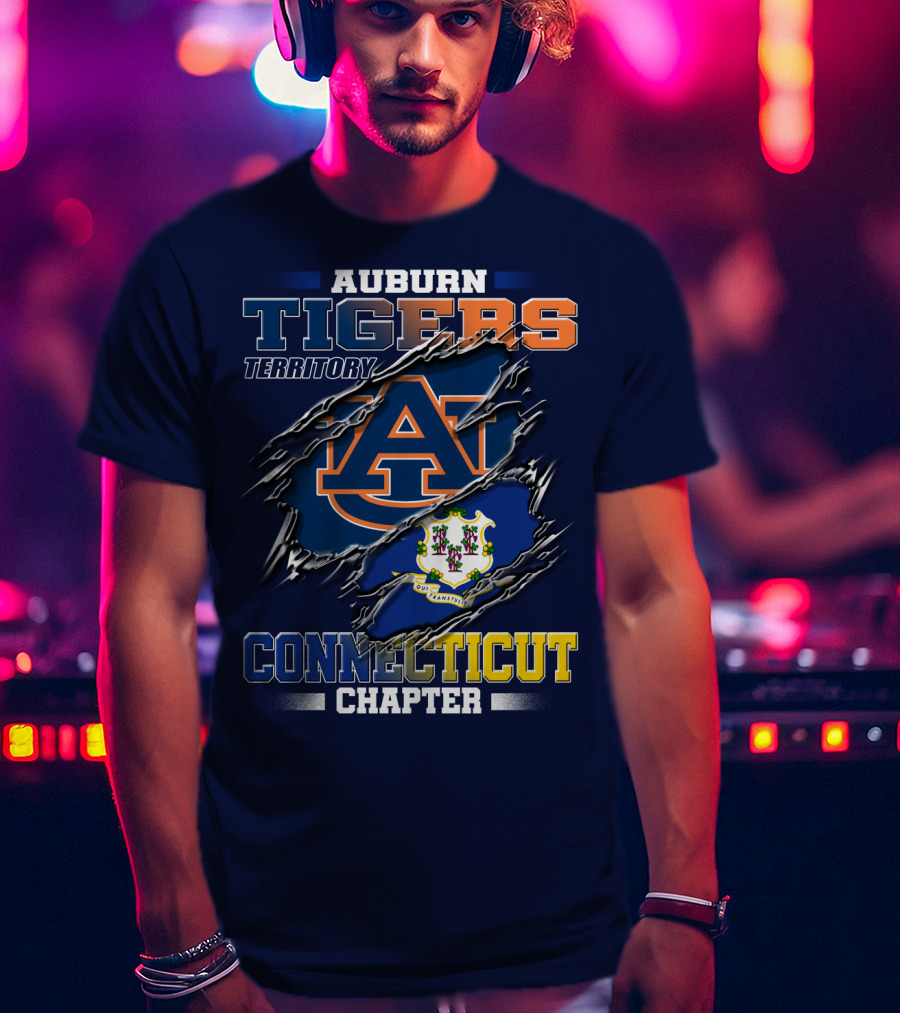Auburn Tigers Territory Connecticut Chapter T-Shirt