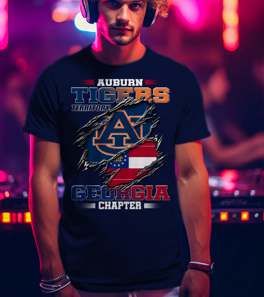 Auburn Tigers Territory Georgia Chapter T-Shirt
