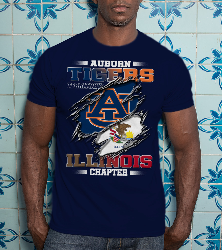 Auburn Tigers Territory Illinois Chapter T-Shirt