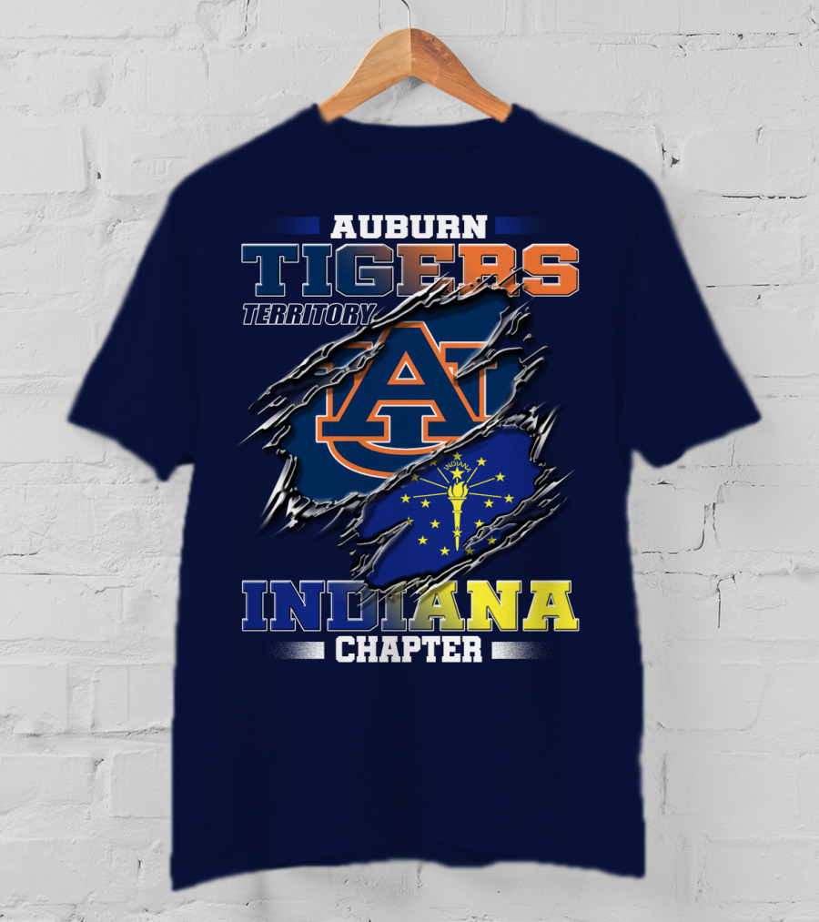 Auburn Tigers Territory Indiana Chapter T-Shirt