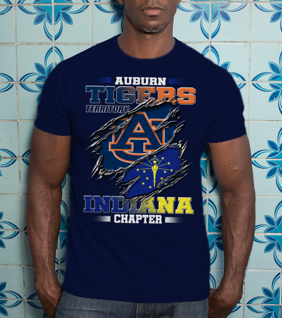 Auburn Tigers Territory Indiana Chapter T-Shirt