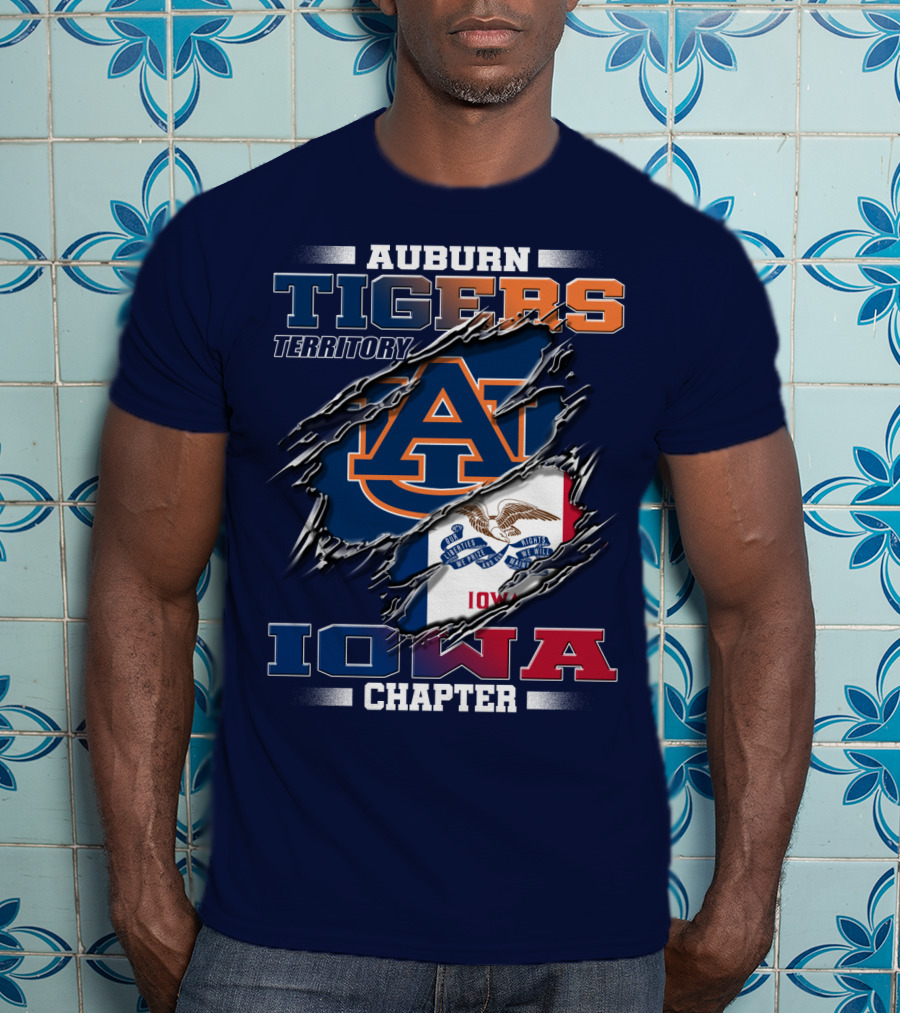 Auburn Tigers Territory Iowa Chapter T-Shirt