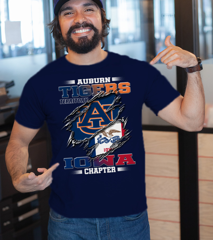 Auburn Tigers Territory Iowa Chapter T-Shirt