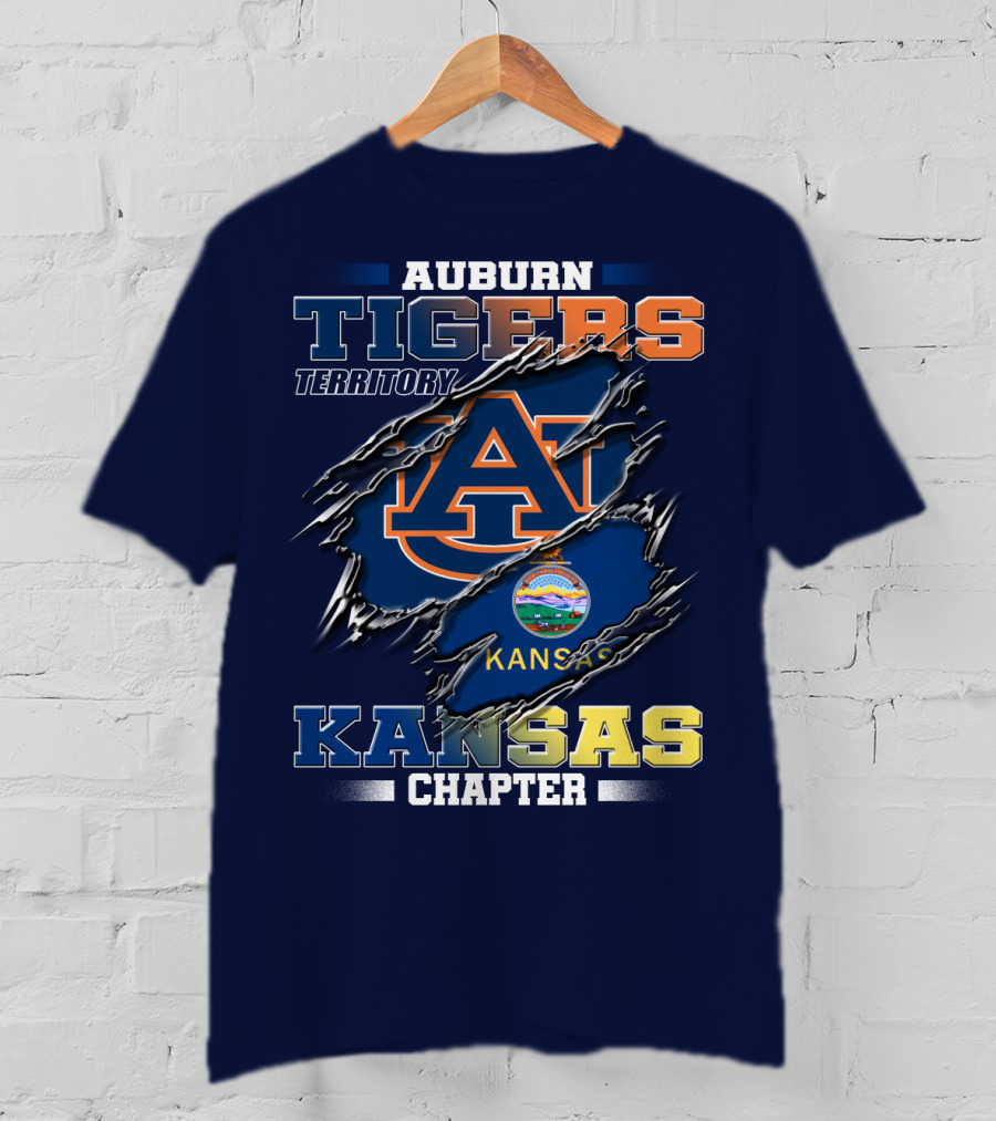 Auburn Tigers Territory Kansas Chapter T-Shirt