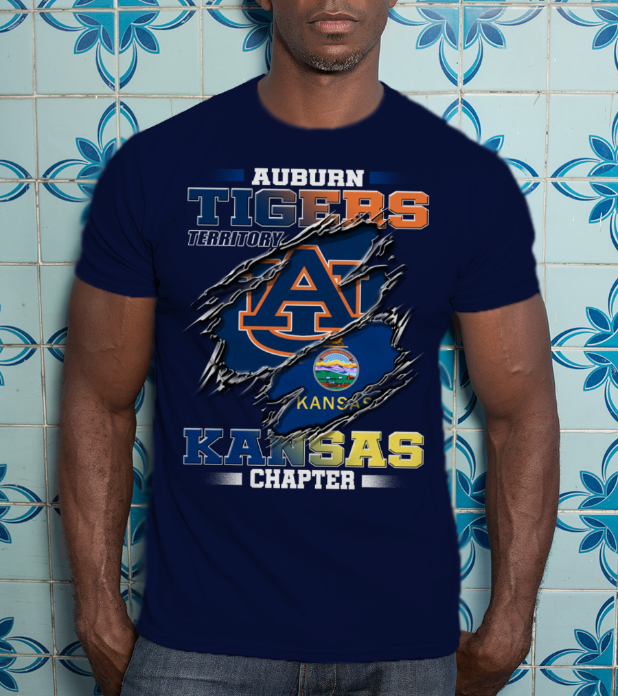 Auburn Tigers Territory Kansas Chapter T-Shirt